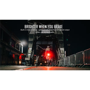 MAGICSHINE REAR LIGHT - SEEMEE 150 - BRAKE & AMBIENT LIGHT SENSOR - USB C CHARGE