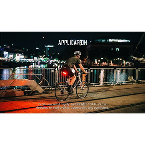 MAGICSHINE REAR LIGHT - SEEMEE 150 - BRAKE & AMBIENT LIGHT SENSOR - USB C CHARGE