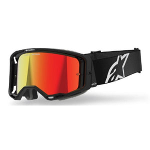 ALIPINESTARS VISION 8 CORP GOGGLE | BLACK (1446) | MIRROR RED LENS