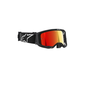 ALIPINESTARS VISION 8 CORP GOGGLE | BLACK (1446) | MIRROR RED LENS