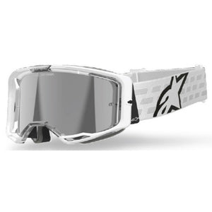 ALIPINESTARS VISION 8 CORP GOGGLE | WHITE (2055) | MIRROR SILVER LENS