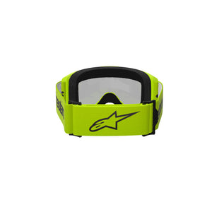 ALIPINESTARS VISION 3 WORDMARK GOGGLE | FLURO YELLOW (5299) | MIRROR SILVER LENS