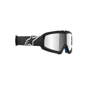 ALIPINESTARS VISION YOUTH CORP GOGGLE | BLACK (1456) | MIRROR SILVER LENS