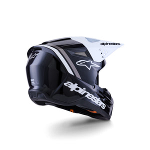 Alpinestars SM3 RADIUM HELMET ECE06 BLACK WHITE GARY GLOSSY