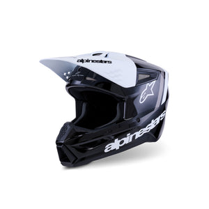 Alpinestars SM3 RADIUM HELMET ECE06 BLACK WHITE GARY GLOSSY