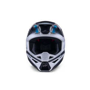ALIPINESTARS SM3 HEAT HELMET ECE06 SILVER BLUE BLACK MATT