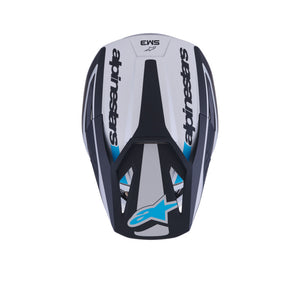 ALIPINESTARS SM3 HEAT HELMET ECE06 SILVER BLUE BLACK MATT