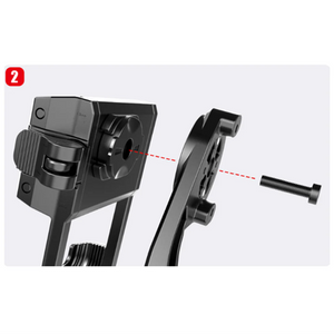 EasyDo Aluminium Anti-Shake Universal Phone Holder - Handlebar Mounted