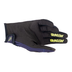 ALIPINE STARS TECHSTAR GLOVES NIGHT NAVY FLUROYELLOW