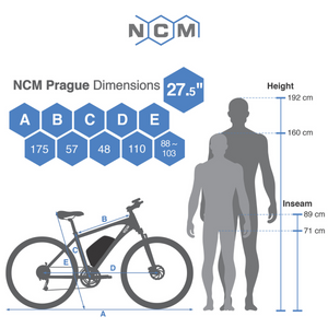 NCM Prague 250w Electric Bike
