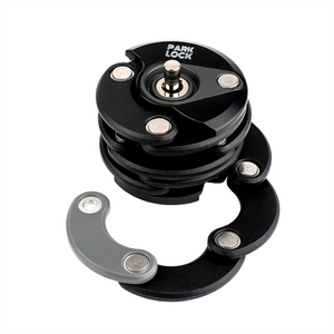 PARK LOCK Brooklyn - Folding Round Lock High Security - 3mm Hardened Steel Zinc Body ABS Housing