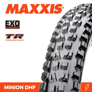 MAXXIS MINION DHF 29 X 2.50 WT EXO TR FOLD 60TPI E-25