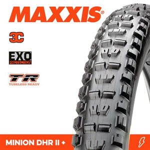 MAXXIS MINION DHR II 27.5 X 2.80 PLUS 3C TERRA EXO TR FOLD 120TPI E-25
