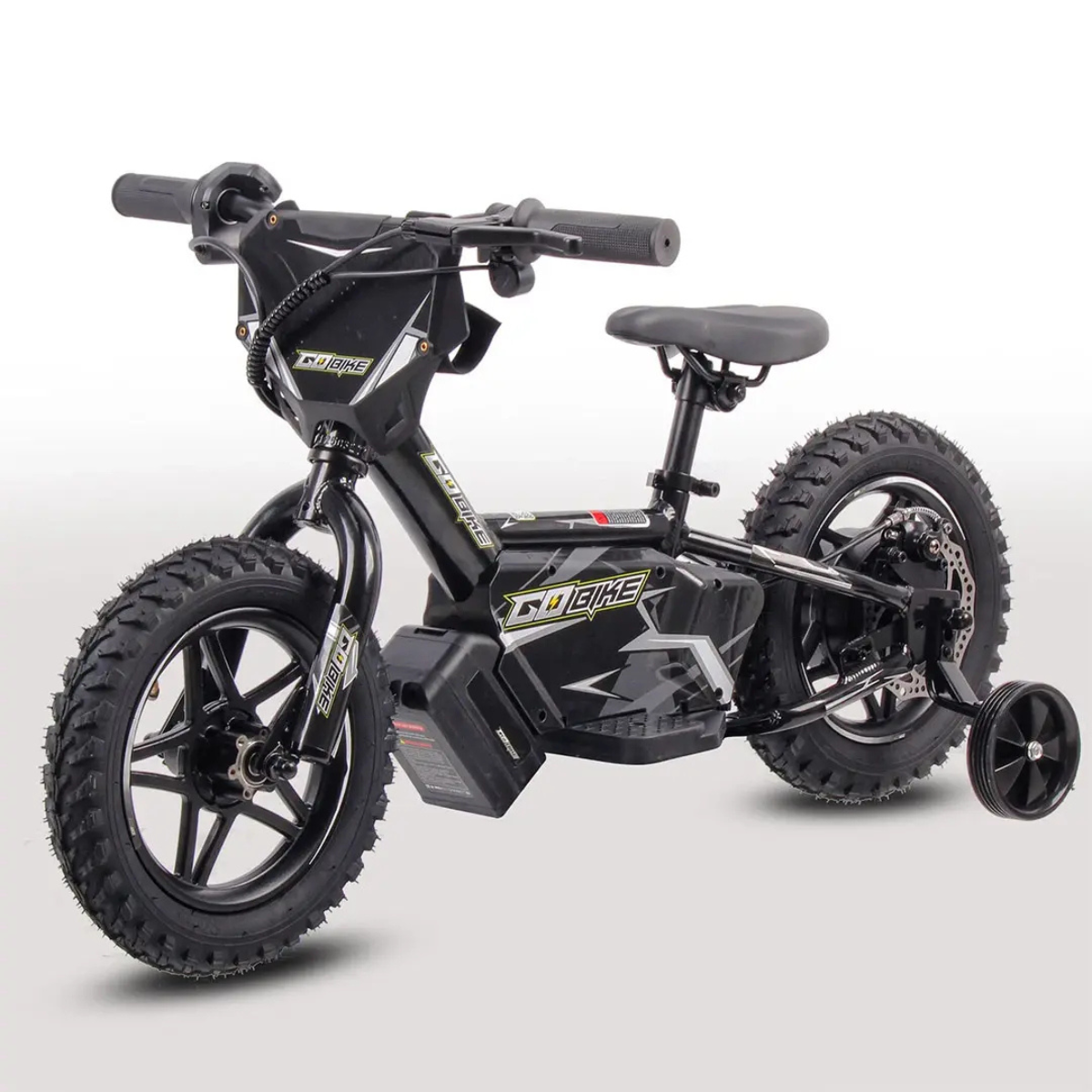 GoBike 12 Inch Ebike for Kids With Traning wheels – Perfect First Ride for Ages 2–5