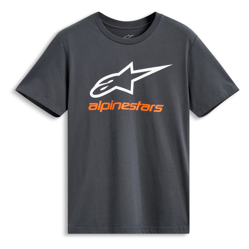 ALIPINESTARS  2.0 CSF TEE CHARCOAL/WHITE/ORANGE