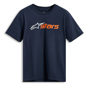 ALIPINESTARS BLAZE 2.0 CSF TEE NAVY/WHITE/ORANGE