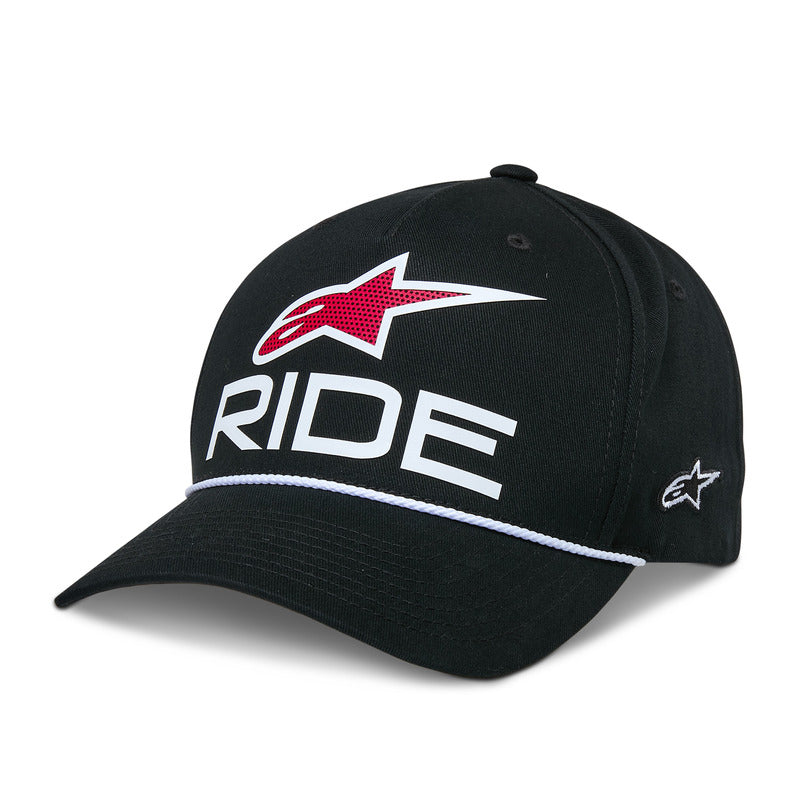 ALIPINESTARS RIDE COMP SNAPBACK HAT BLACK/WHITE/RED