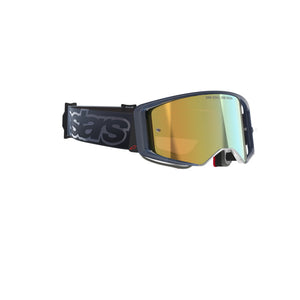ALIPINESTARS (MX26) SUPERTECH VISTA GOGGLE | BLACK (1581) | MIRROR GOLD LENS