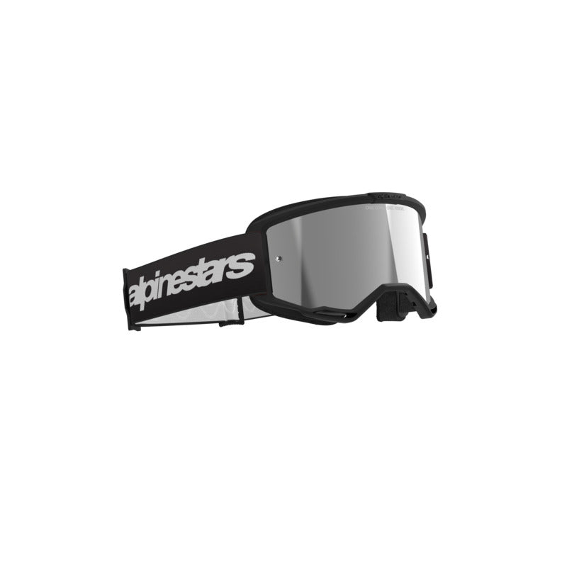 ALIPINESTARS VISION 3 WORDMARK GOGGLE | BLACK (1456) | MIRROR SILVER LENS