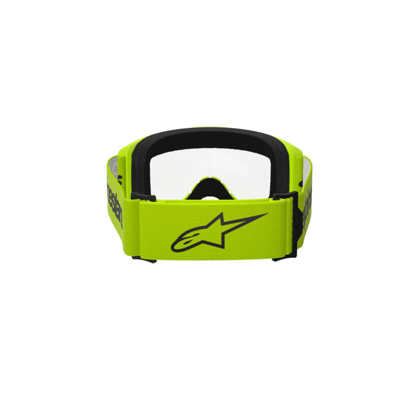 ALIPINESTARS VISION 3 WORDMARK GOGGLE | FLURO YELLOW (5038) | CLEAR LENS
