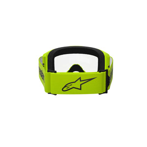 ALIPINESTARS VISION 3 WORDMARK GOGGLE | FLURO YELLOW (5038) | CLEAR LENS