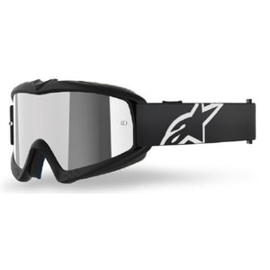 ALIPINESTARS VISION YOUTH CORP GOGGLE | BLACK (1456) | MIRROR SILVER LENS