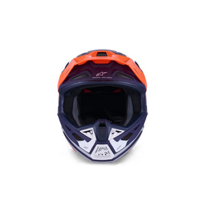 ALIPINESTARS SM7 CORE HELMET ECE06 ORANGE BLUE MATT