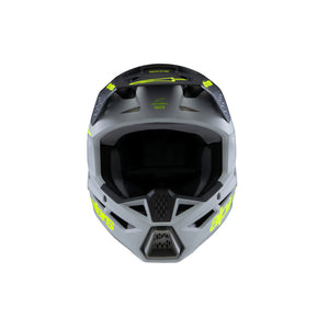 ALIPINESTARS SM3 YOUTH RADIUM HELMET ECE06 GREY BLACK FLURO-YELLOW MATT