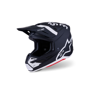 SM7 DASHER HELMET ECE06 | BLACK WHITE MATT