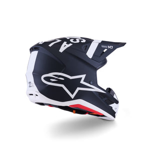 SM7 DASHER HELMET ECE06 | BLACK WHITE MATT