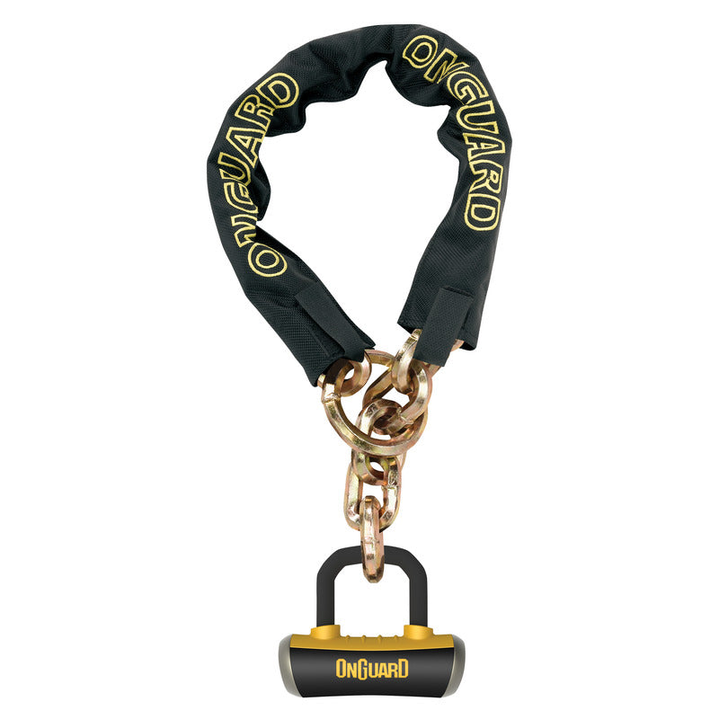 OG CHAIN &amp; LOCK | MASTIFF | D-LOCK 14mm X 5.5cm X 5.5cm | CHAIN 10mm X 130cm