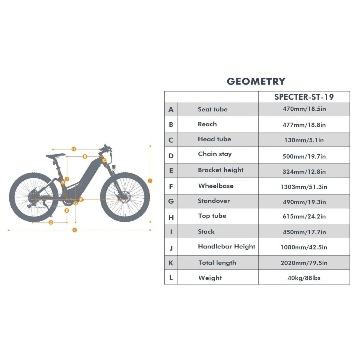 SPECTER-ST 48v 1000w Mid-Drive
