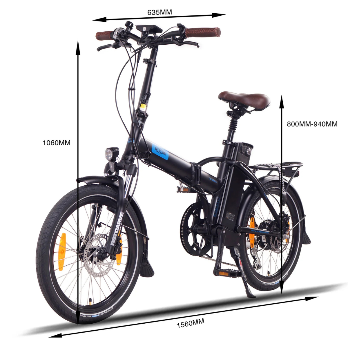 NCM London Plus Folding Electric Bike