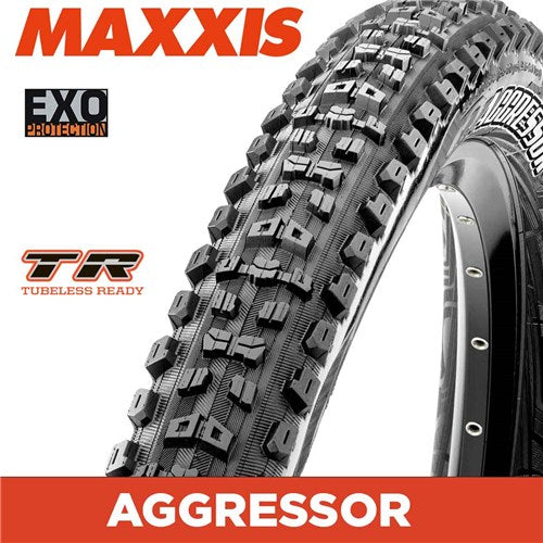 MAXXIS Aggressor - 26 X 2.30 - Folding TR - EXO 60 TPI - Dual Compound - Black