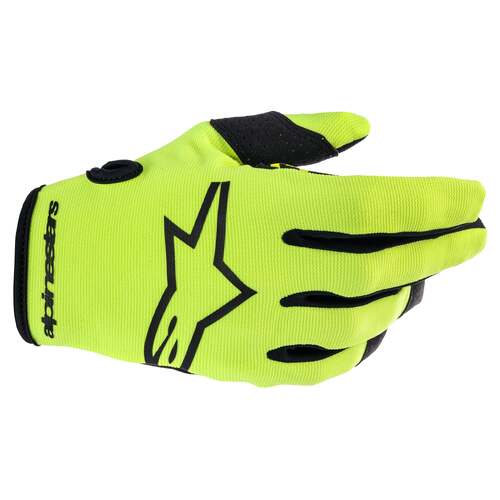 ALIPINE STARS Youth Radar Gloves - Yellow/Black