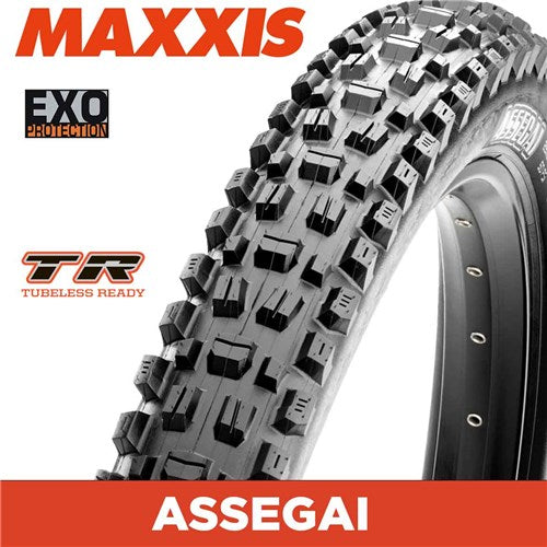 MAXXIS Assegai - 29 X 2.60 - Folding TR - EXO 60 TPI - Dual Compound - Black
