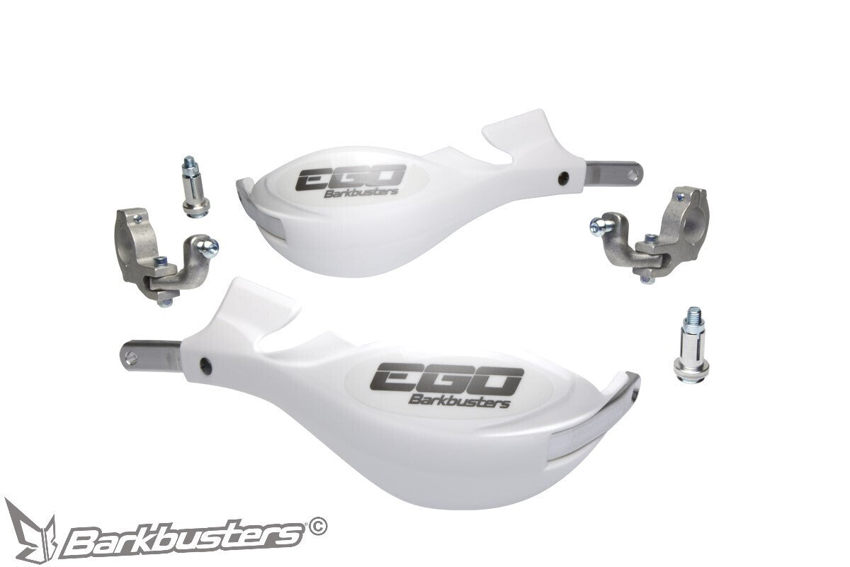 Barkbusters EGO 2 Point Mount Tapered Handguards - White