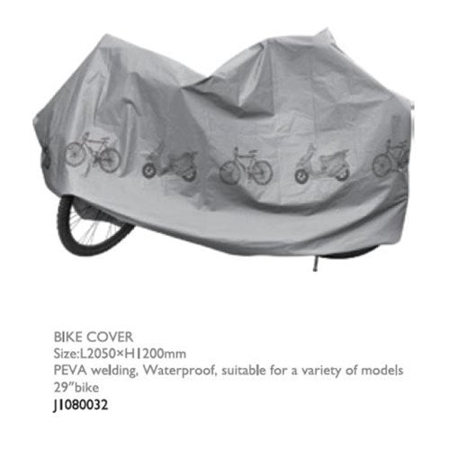 Bike Cover Waterproof Peva Welding 2050mm x1200mm - suits all bikes up to 29 inch