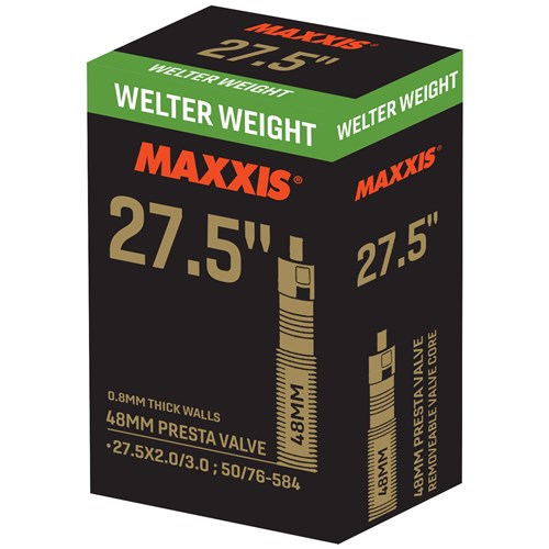 MAXXIS Tube - WELTER WEIGHT - 27.5X2.0/3.0 - Removable Presta 48mm