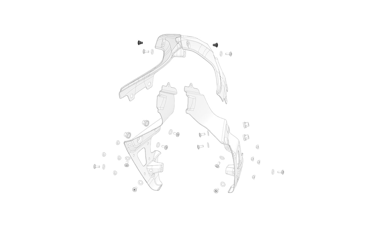 Carbon fiber subframe bolt - Stark MX 1.0