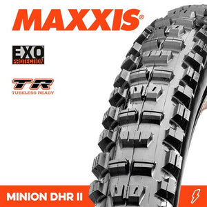 MAXXIS MINION DHR II 27.5 X 2.60 EXO TR FOLD 60TPI E-25