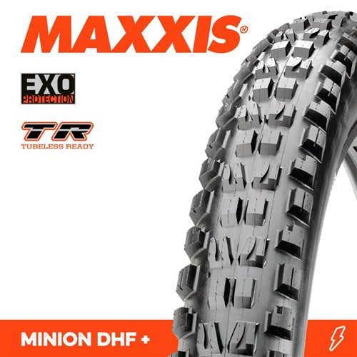 MAXXIS MINION DHF 27.5 X 2.80 PLUS EXO TR FOLD 60TPI E-25
