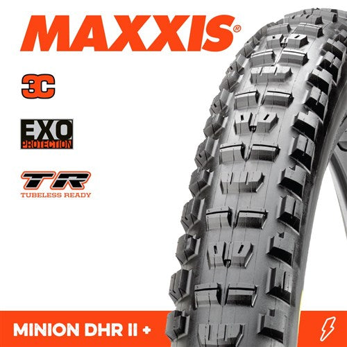 MAXXIS MINION DHR II 27.5 X 2.80 PLUS 3C TERRA EXO TR FOLD 120TPI E-25