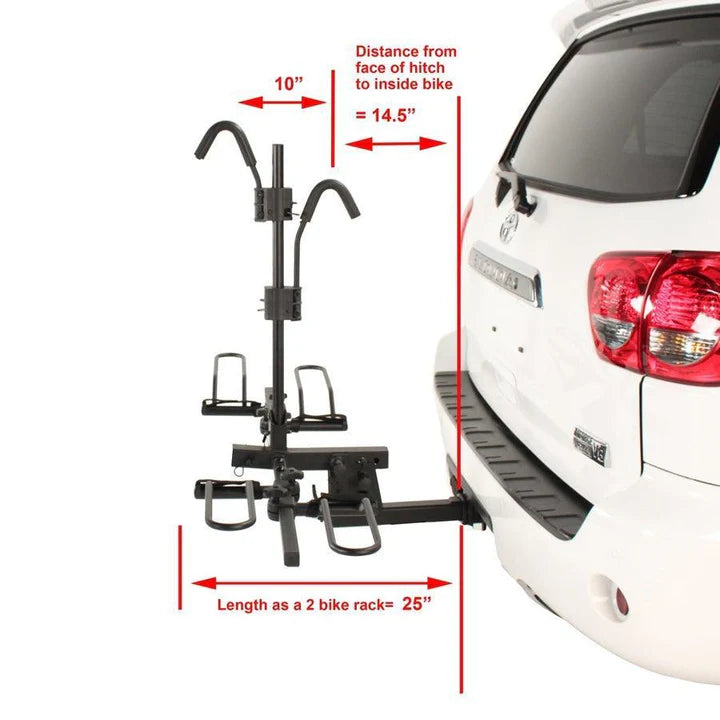 Hollywood Sport Rider - SE 2 Bike Platform Style Rack 2" Rec. ( Standard )