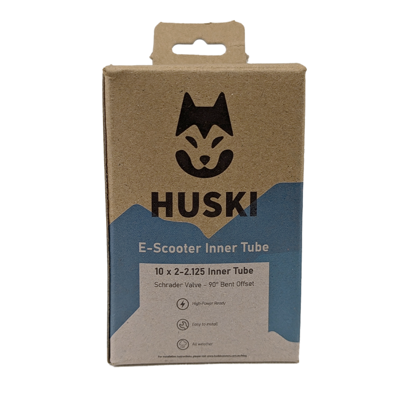 Electric Scooter Tube 10&quot; X 2-2.125&quot; Offset 90º ( Huski )