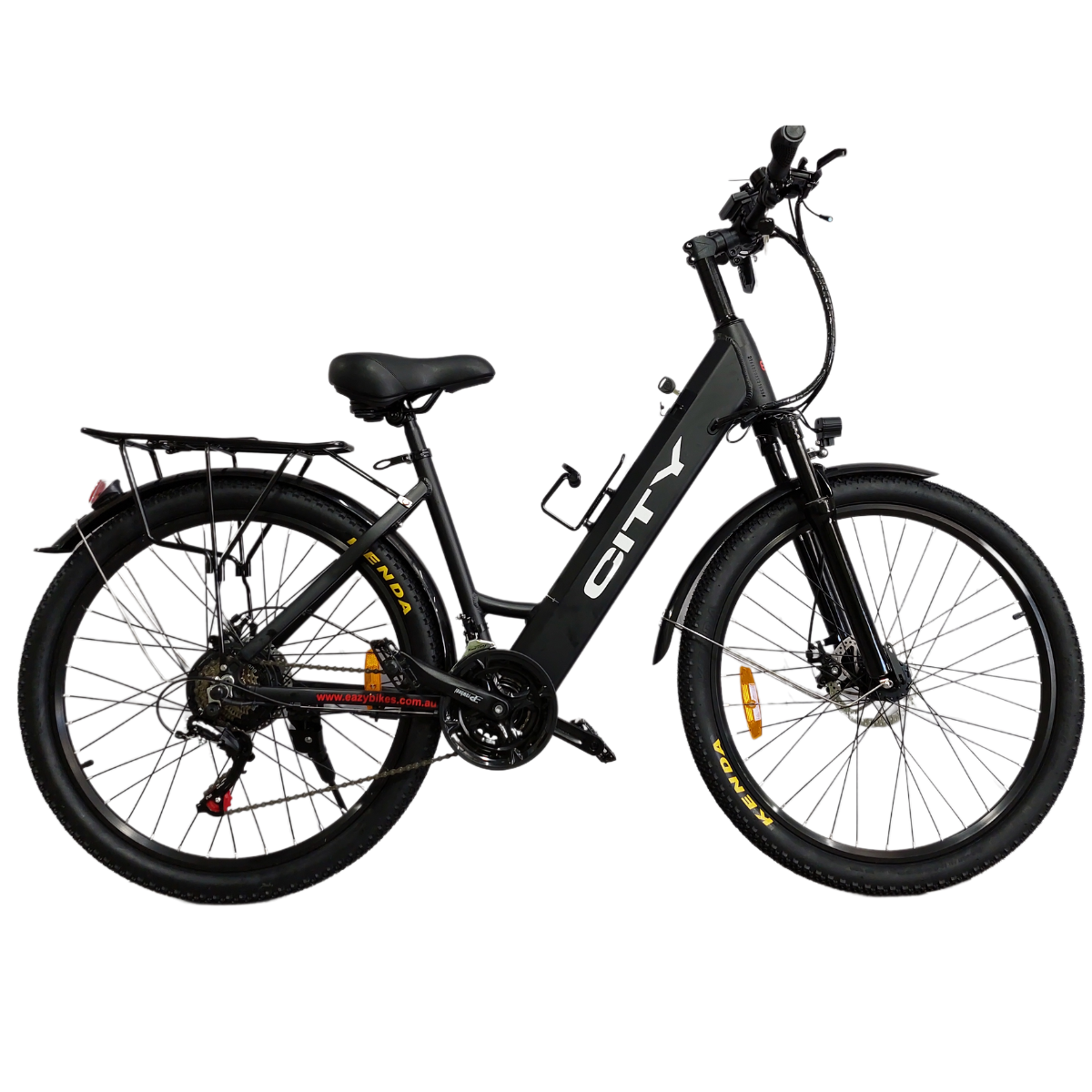 Black city online electric bike