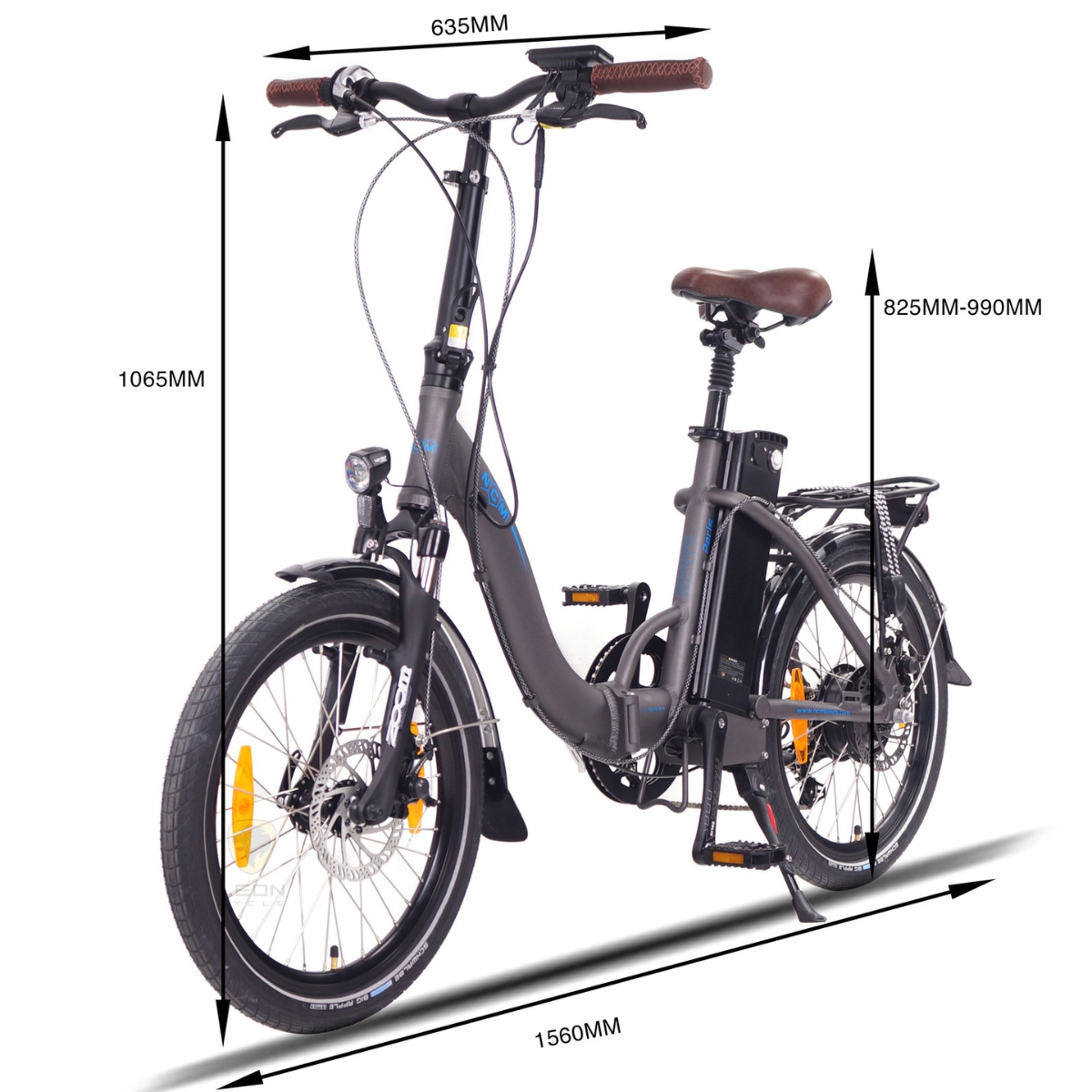 ncm paris e bike klapprad NCM Paris Folding Electric Bike