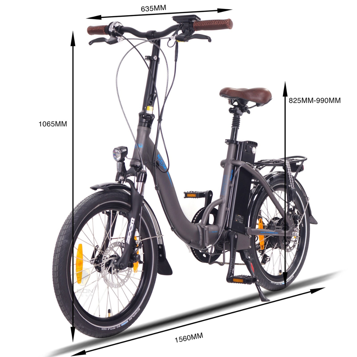 NCM Paris Folding Electric Bike