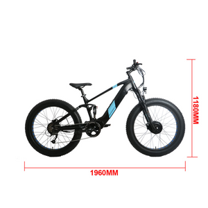 DEFENDER-S Dual Motor 1500w Fat Tyre E-Bike