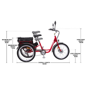 TEBCO Carrier 24" Electric Tricycle